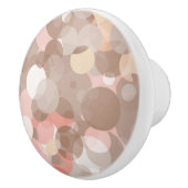 Bouton De Porte En Céramique Motif simple - cercles (Droite)