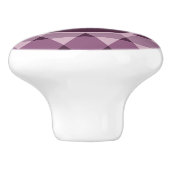 Bouton De Porte En Céramique Motif triangles (Côté)