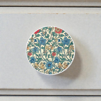 Bouton De Porte En Céramique Motif vintage William Morris