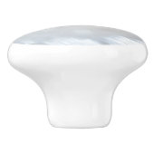 Bouton De Porte En Céramique Motif White Pearl Nacre (Côté)
