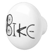 Bouton De Porte En Céramique Mots Motivationnels, Vélo, Cyclisme, Vélo (Droite)