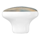 Bouton De Porte En Céramique Mouettes de plage du matin (Côté)