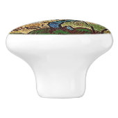 BOUTON DE PORTE EN CÉRAMIQUE  MOUNTAIN  TREE (Côté)