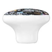 Bouton De Porte En Céramique Mur d'autocollant urbain (Côté)