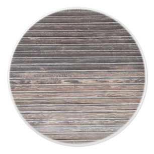 Bouton De Porte En Céramique mur en bois ancien