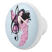 Bouton De Porte En Céramique Musique Note Fée (Droite)