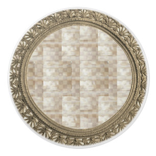 Bouton De Porte En Céramique Nacre