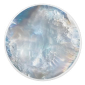 Bouton De Porte En Céramique Nacre Pearl Motif (Devant)