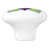 Bouton De Porte En Céramique Nature conflictuelle 2 (Côté)