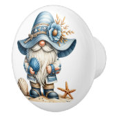 Bouton De Porte En Céramique Nautical Beach Gnome (Droite)