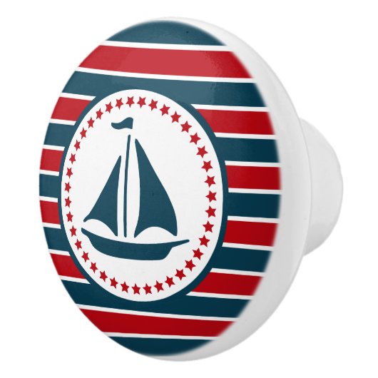 Bouton De Porte En Céramique Nautical design (Droite)