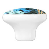 Bouton De Porte En Céramique Nayla le Jaguar (Côté)