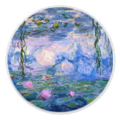 Bouton De Porte En Céramique Nénuphars (Devant)