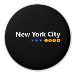 Bouton De Porte En Céramique New York City, New York Knob