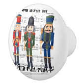 Bouton De Porte En Céramique Noisette de Noël (Droite)