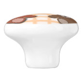 Bouton De Porte En Céramique Nounours (Côté)