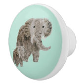 Bouton De Porte En Céramique Nourriture des éléphants d'animaux sauvages (Droite)