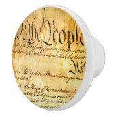 Bouton De Porte En Céramique Nous le peuple - Constitution (Droite)