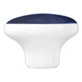 Bouton De Porte En Céramique Nuages bleus foncés (Côté)