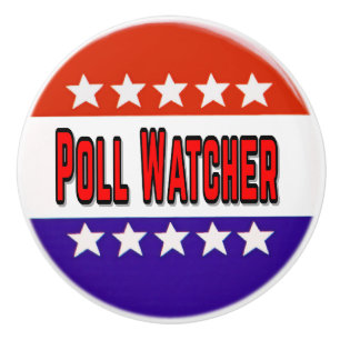 Bouton De Porte En Céramique Observateur de sondage