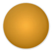 Bouton De Porte En Céramique Ocre Doré Tons Chauds Style Rustique (Devant)