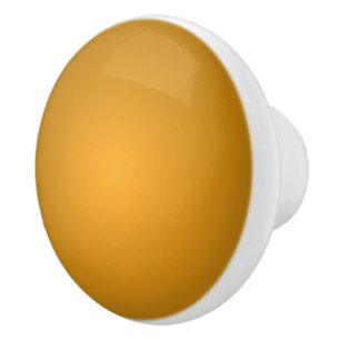 Bouton De Porte En Céramique Ocre Doré Tons Chauds Style Rustique