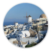 Bouton De Porte En Céramique Oia Santorini Dresser Knob (Devant)