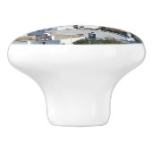 Bouton De Porte En Céramique Oia Santorini Dresser Knob (Côté)