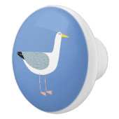 Bouton De Porte En Céramique Oiseau de rivage marin (Droite)