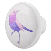 Bouton De Porte En Céramique Oiseau mou (Droite)