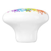 Bouton De Porte En Céramique Oiseaux tropicaux Ceramic Knods (Côté)