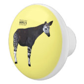 Bouton De Porte En Céramique Okapi (Droite)