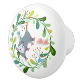 Bouton De Porte En Céramique Opossum Ceramic Pull (Droite)