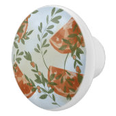 Bouton De Porte En Céramique Oranges vertes (Droite)