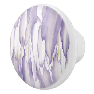 Bouton De Porte En Céramique Orchidée violente