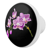 Bouton De Porte En Céramique Orchids (Droite)