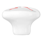 Bouton De Porte En Céramique Ostrich Design Personalised (Côté)