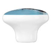 Bouton De Porte En Céramique Otter de mer joueuse (Côté)