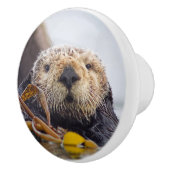 Bouton De Porte En Céramique Otter Surprise Knob (Droite)