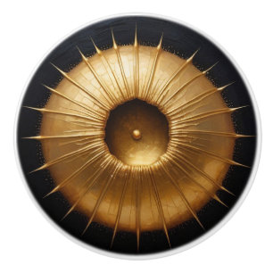 Bouton De Porte En Céramique Ourchine d'or