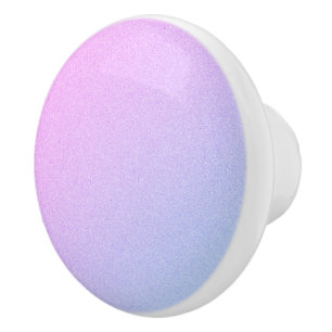 Bouton De Porte En Céramique Paillettes ombrées pastel