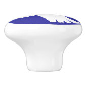 BOUTON DE PORTE EN CÉRAMIQUE PAIX DOVE (Côté)