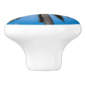 Bouton De Porte En Céramique Palmier jamaïcain (Côté)