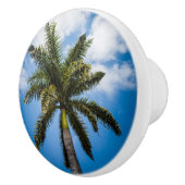 Bouton De Porte En Céramique Palmier jamaïcain (Droite)