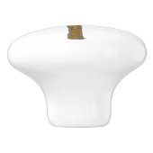 Bouton De Porte En Céramique Palmier Whimsical (Côté)