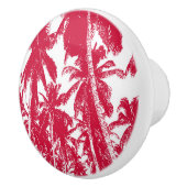 Bouton De Porte En Céramique Palmiers à la conception pointue (Droite)