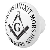 Bouton De Porte En Céramique Panneau franc-maçonnerie (Droite)
