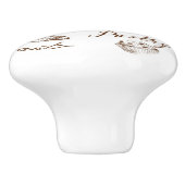 Bouton De Porte En Céramique Papier doux (Côté)