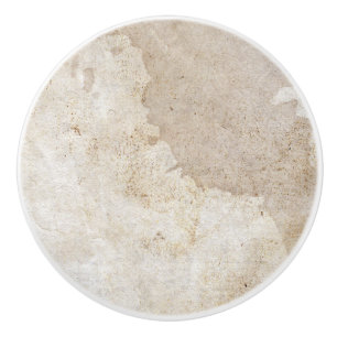 Bouton De Porte En Céramique Papier parchemin antique beige marbre rock élégant