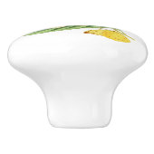 Bouton De Porte En Céramique Papillon Colias Statira (Côté)